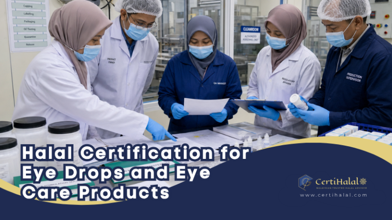Halal Certification for Eye Drops and Eye Care Products